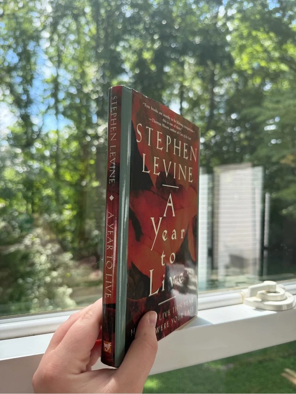 'A Year to Live' by Stephen Levine - Hardcover book